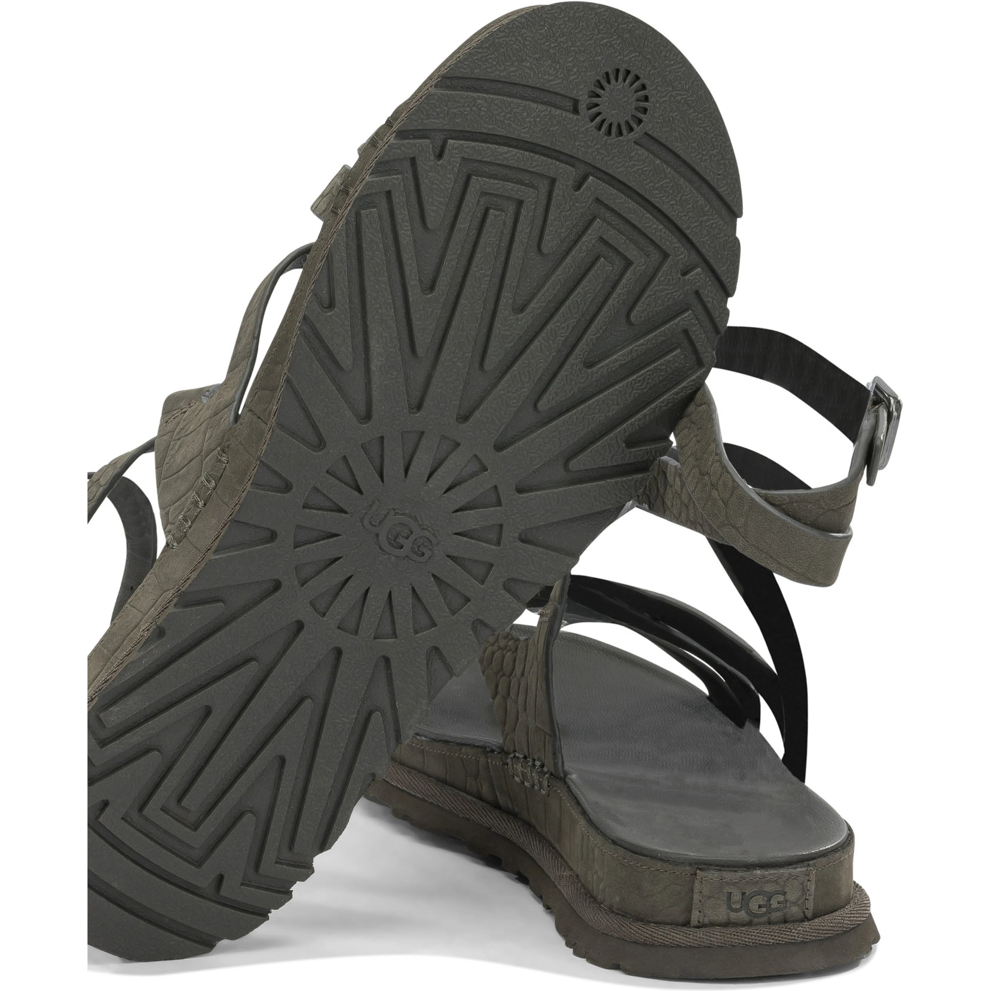 "GoldenGaze" Low sandals