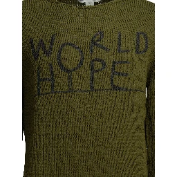 Crew-neck sweater with logo