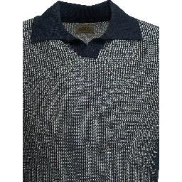"Mercedes 300" buttonless polo shirt