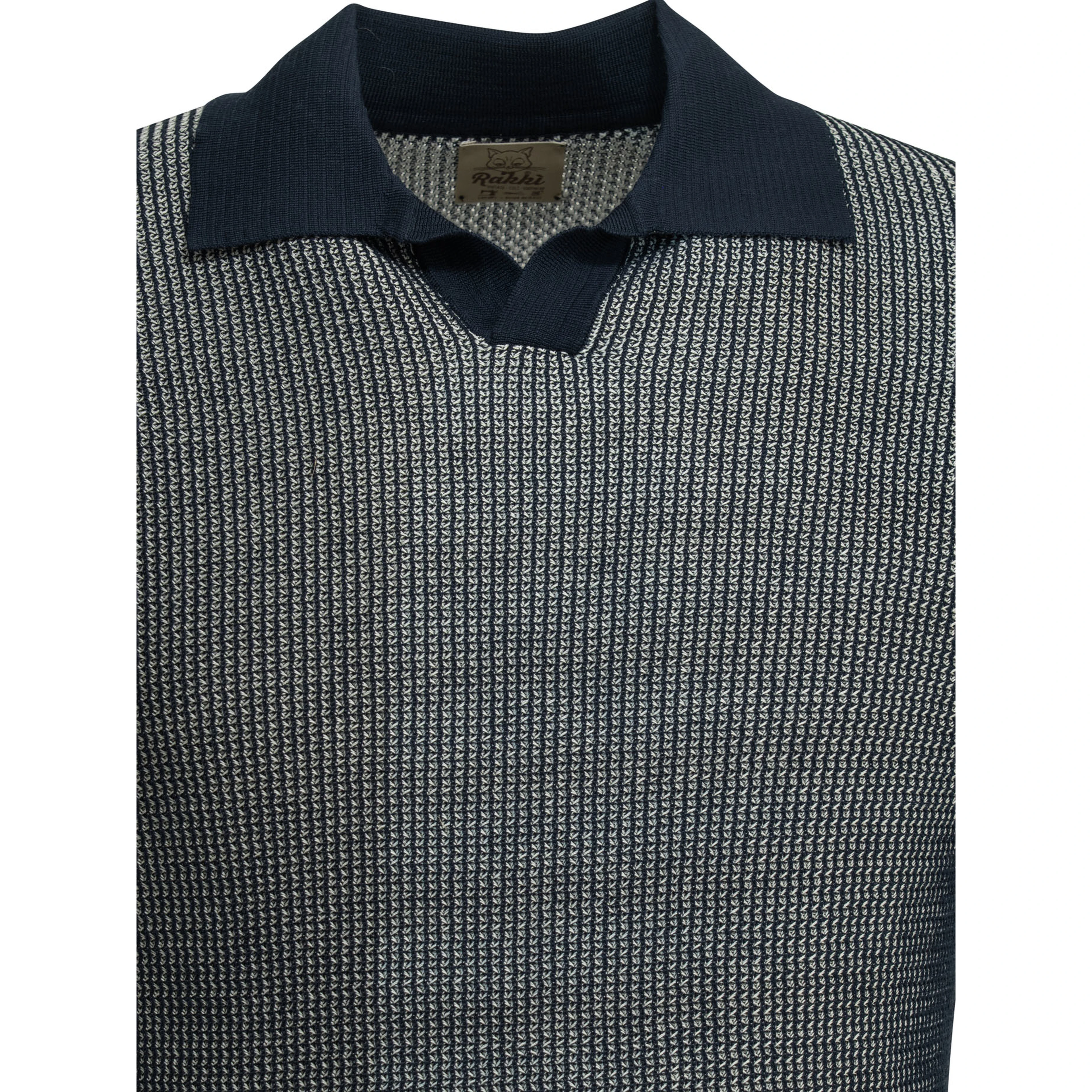 "Mercedes 300" buttonless polo shirt