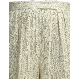 Tailored pinstripe pants