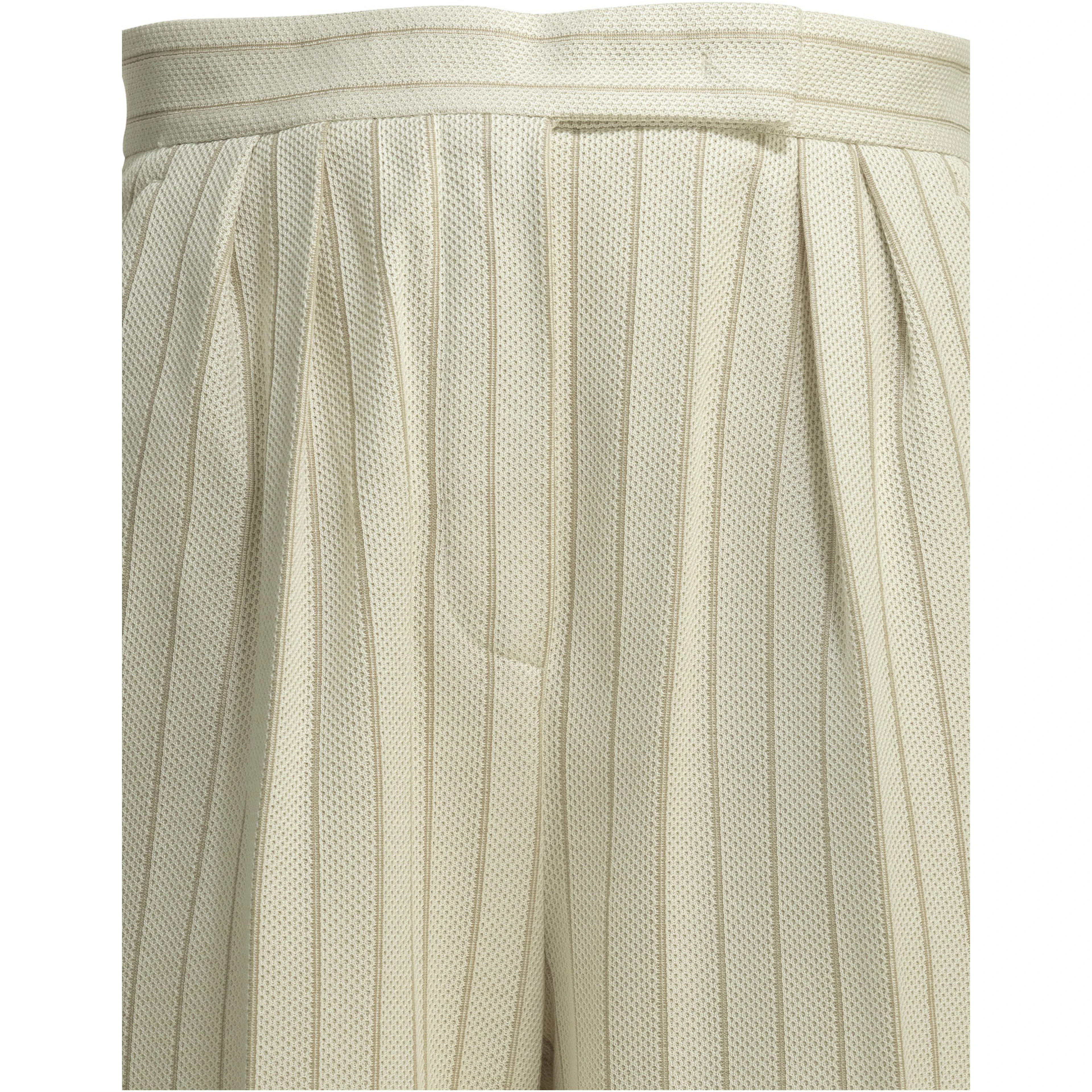 Tailored pinstripe pants