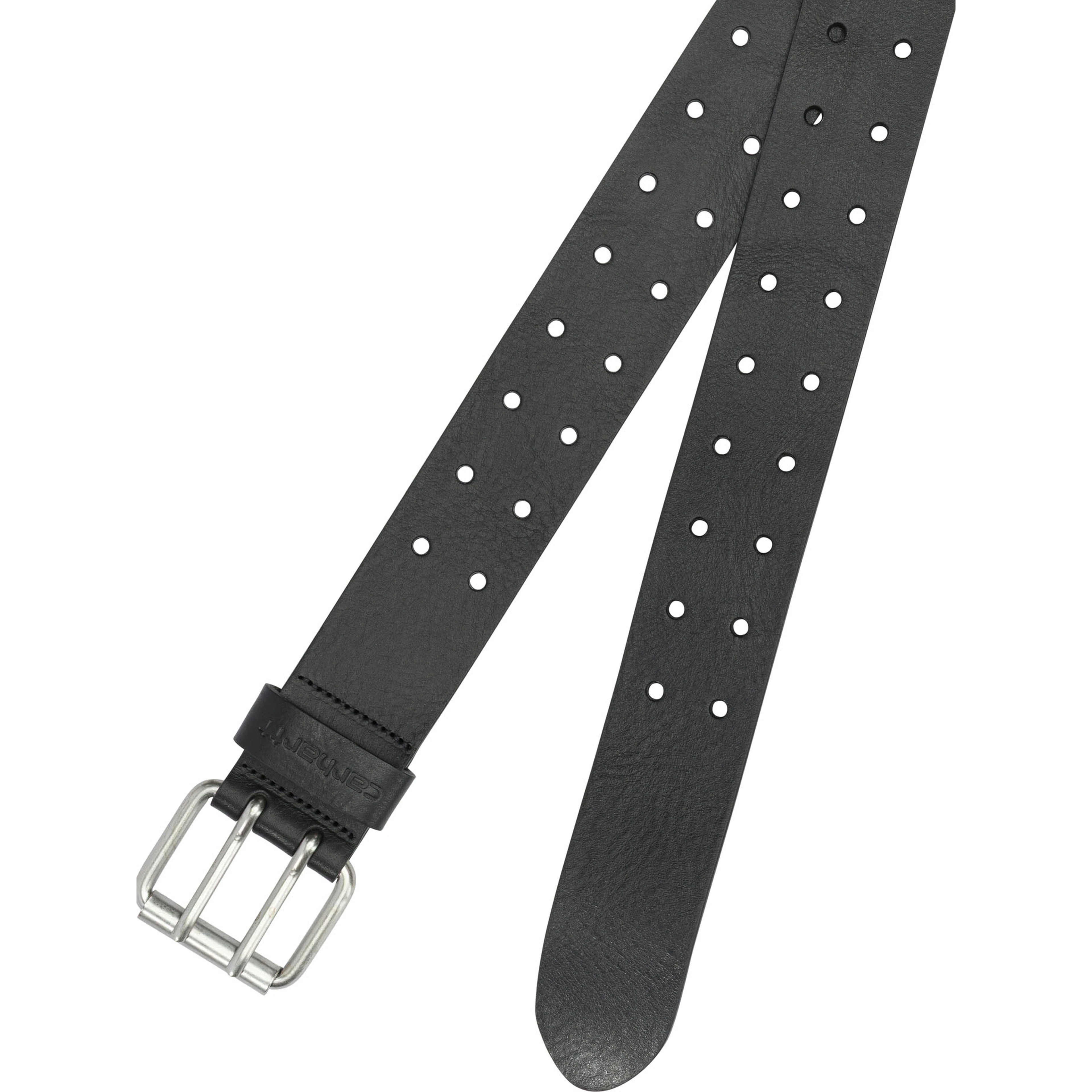"Double Script" Leather Belt