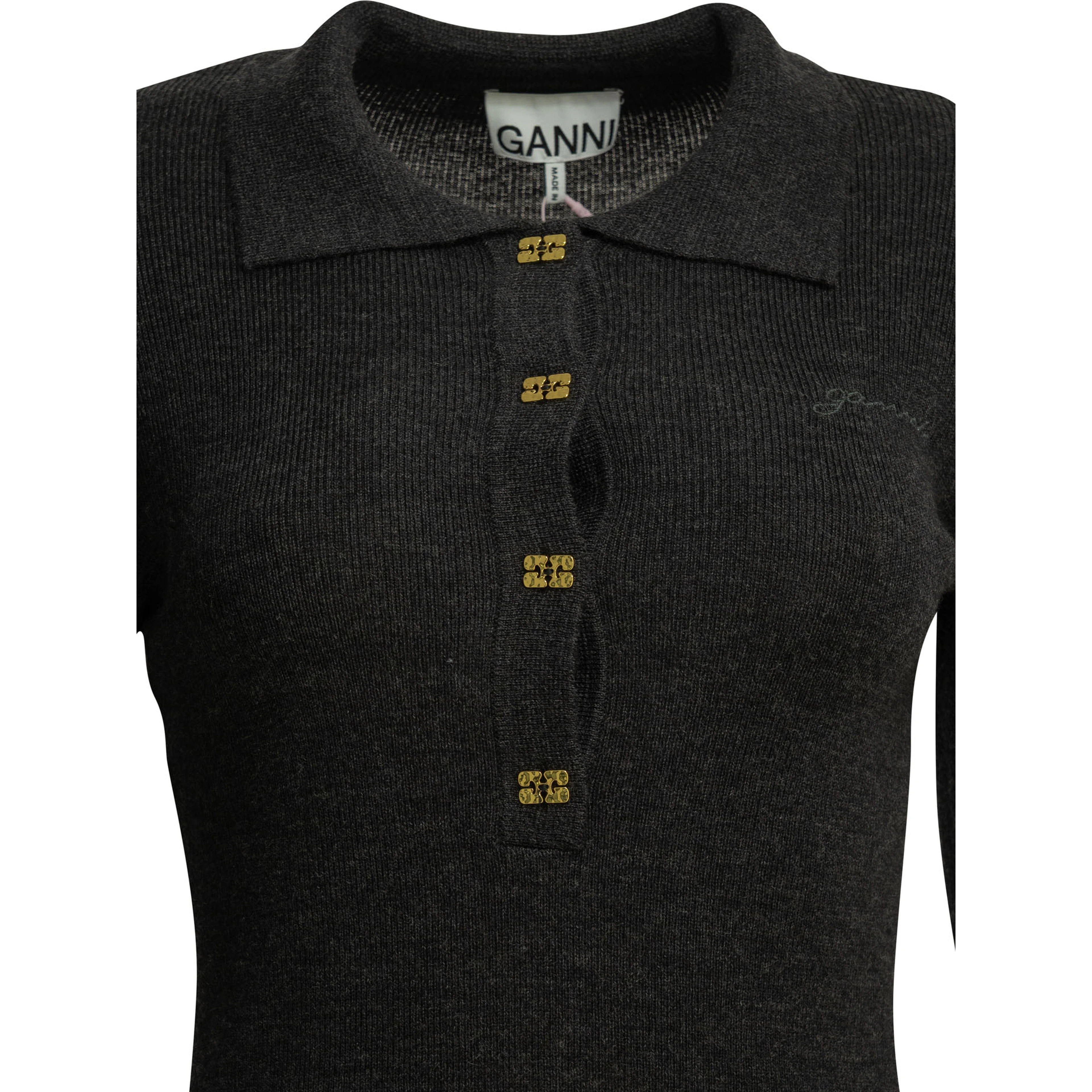 Logo polo sweater