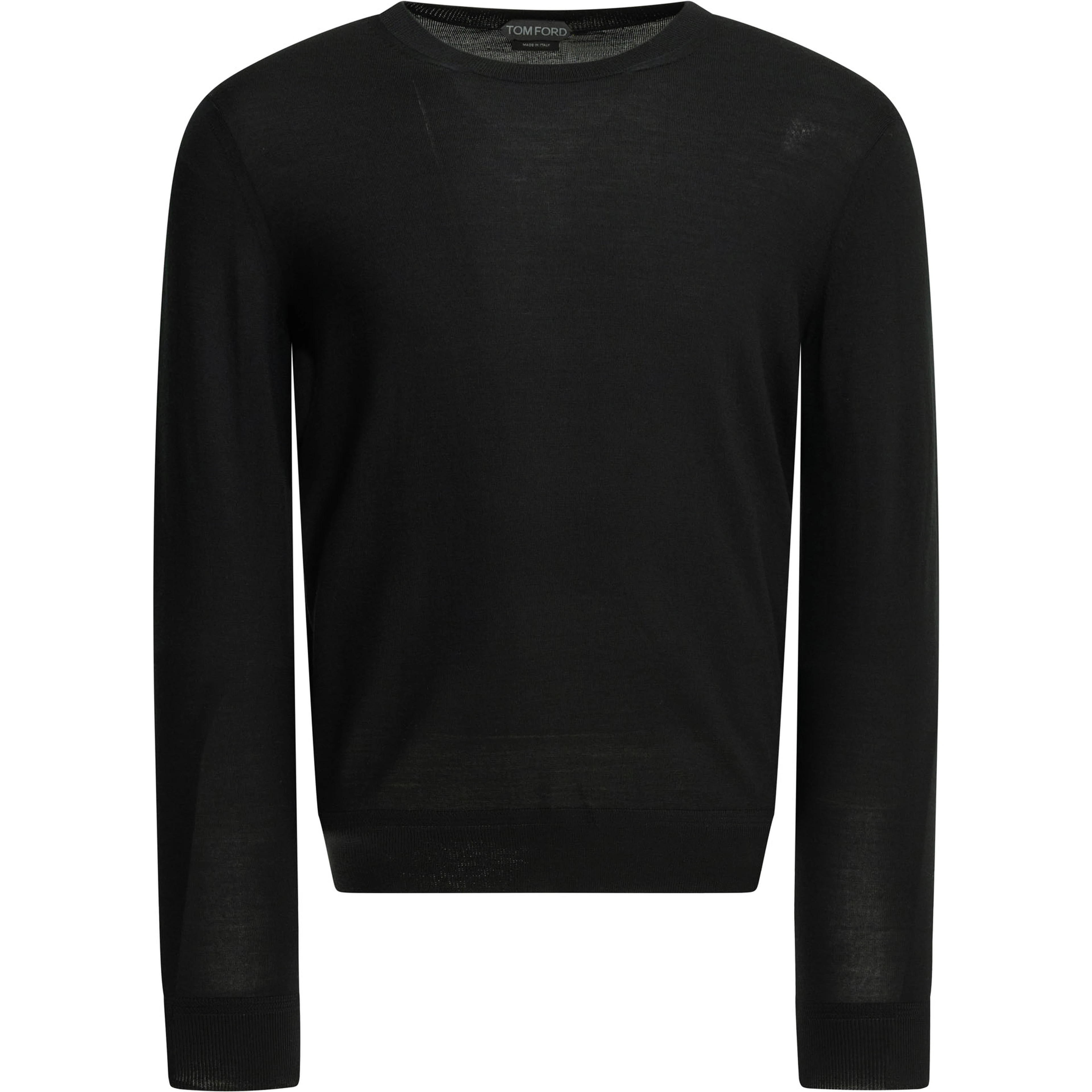 Wool crew neck sweater