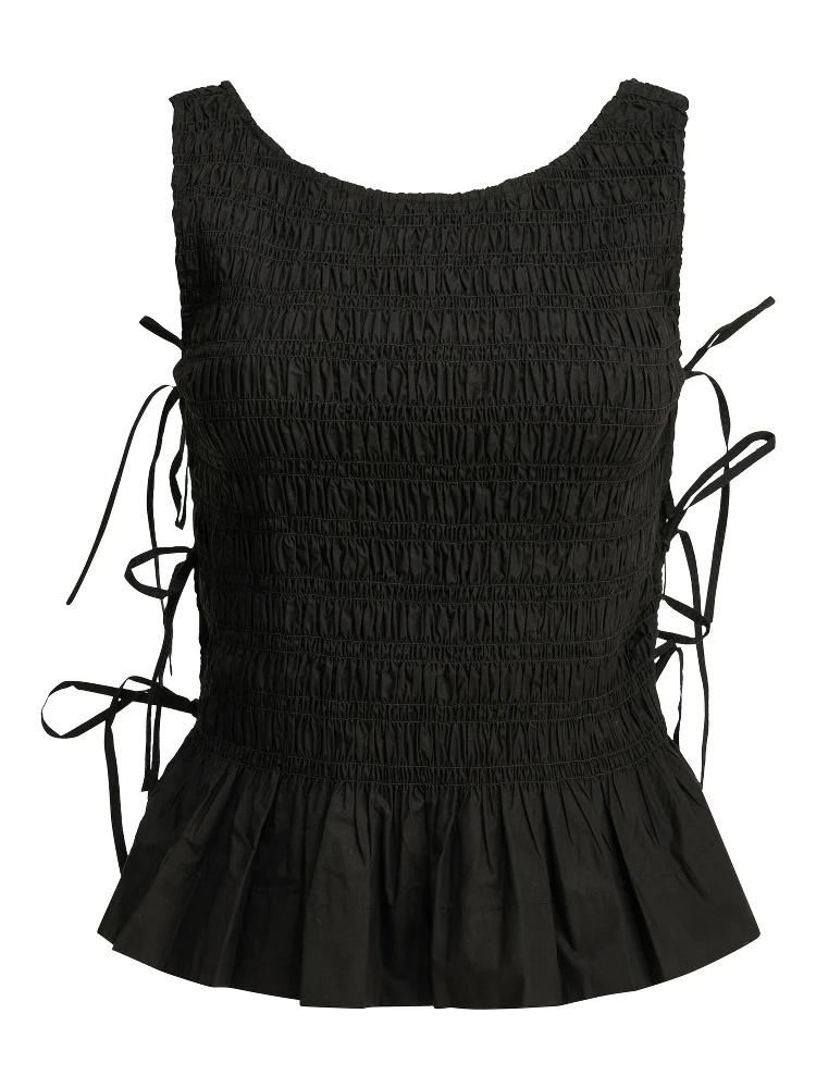 Casual pleated top