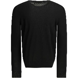 Wool crew neck sweater