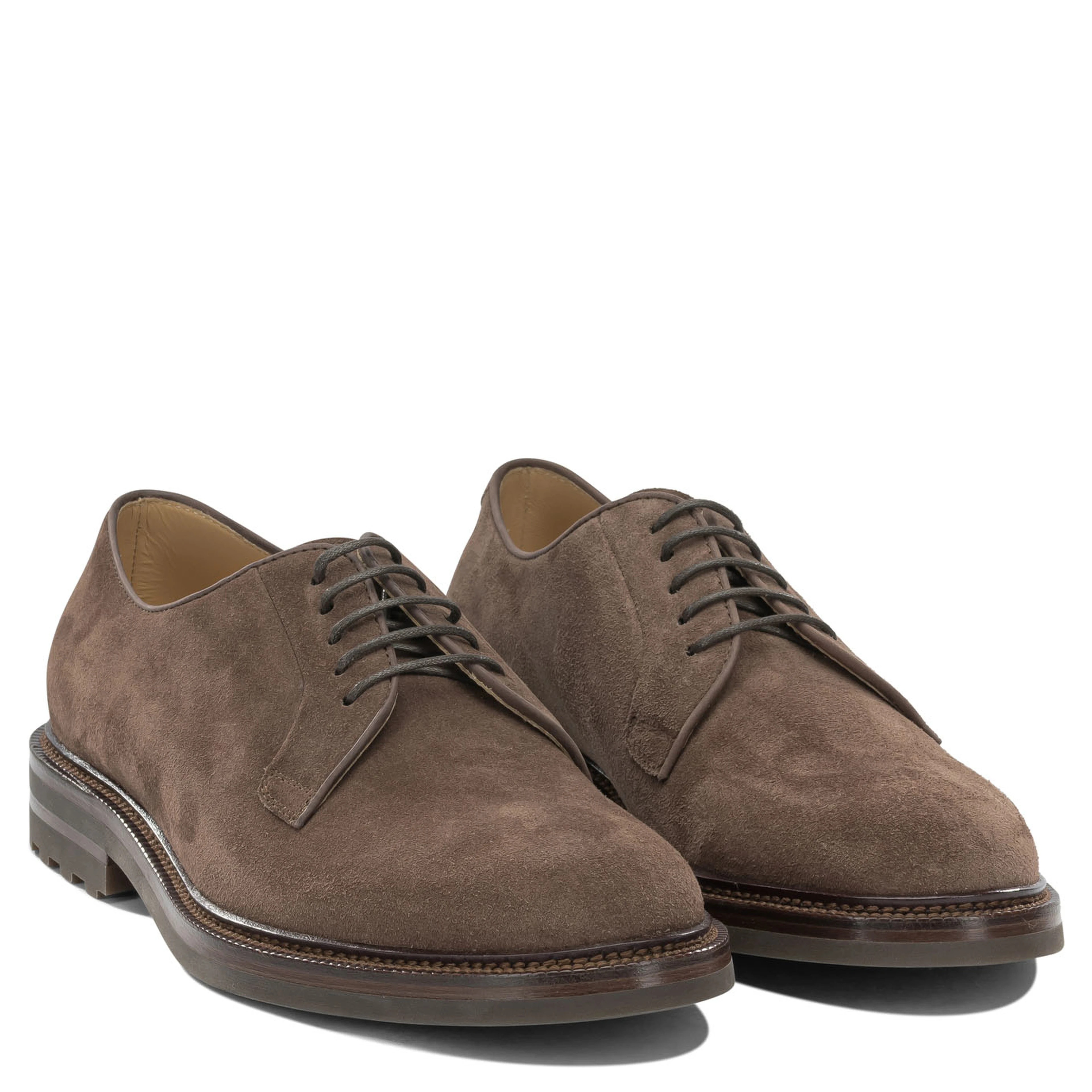 Suede brogues