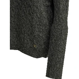 Virgin wool crewneck sweater
