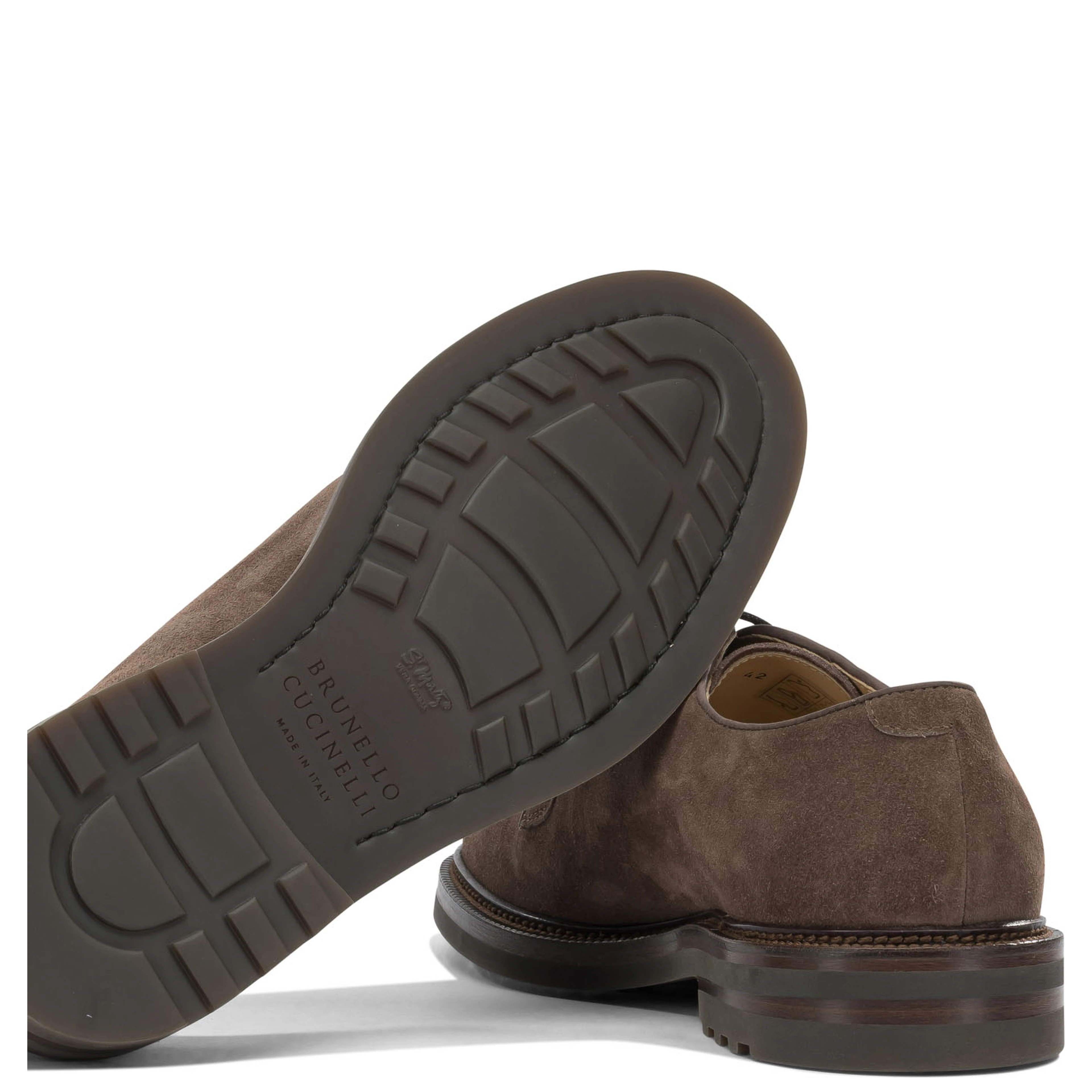 Suede brogues