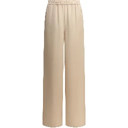 Casual silk pants