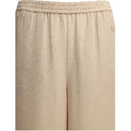 Casual silk pants