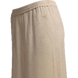 Casual silk pants