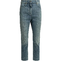 Straight-leg jeans