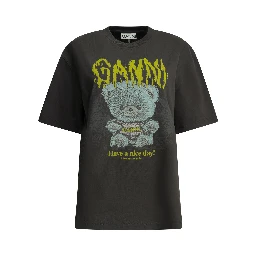 "Forest Teddy" Crew-Neck T-Shirt