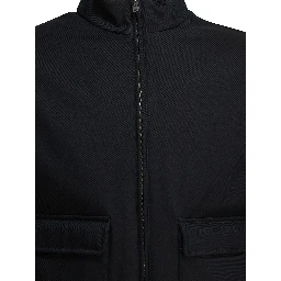 "3 Layers Wool Storm" Bomber Jacket