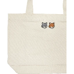 "Double Fox Head" Large Handbag
