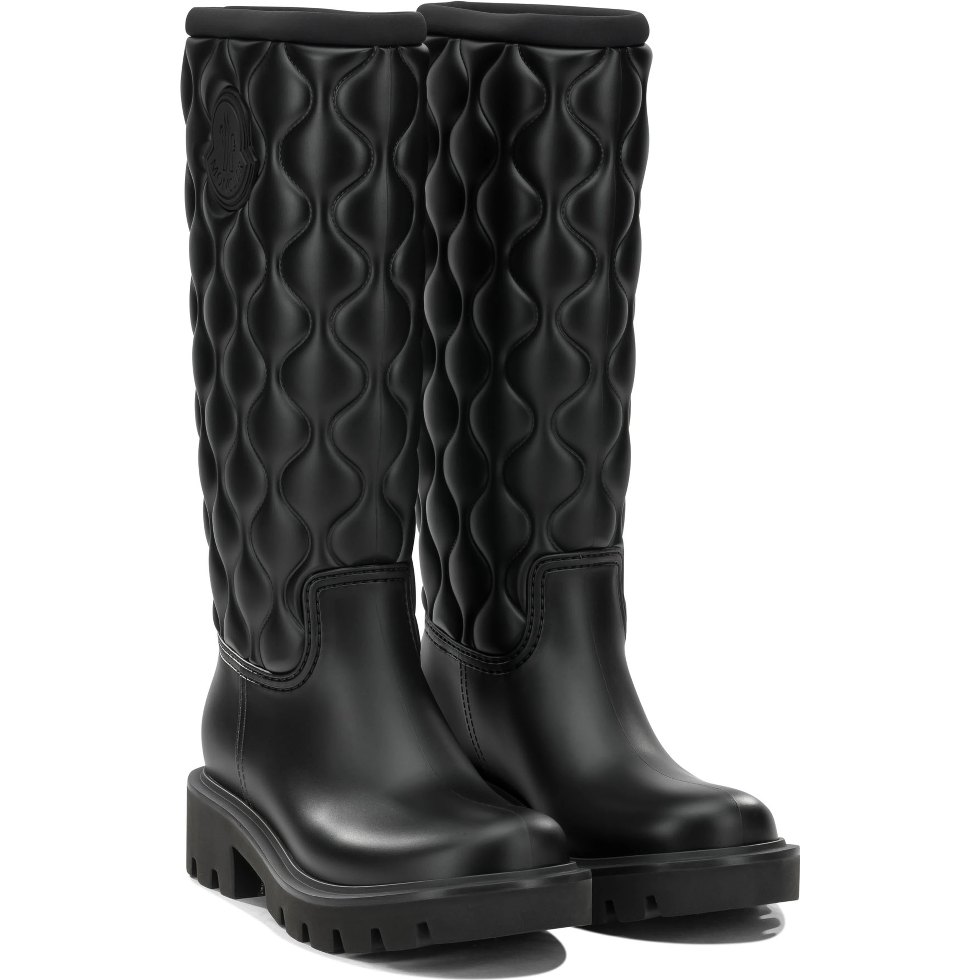 "Kickstream Quilt" Rain Boots