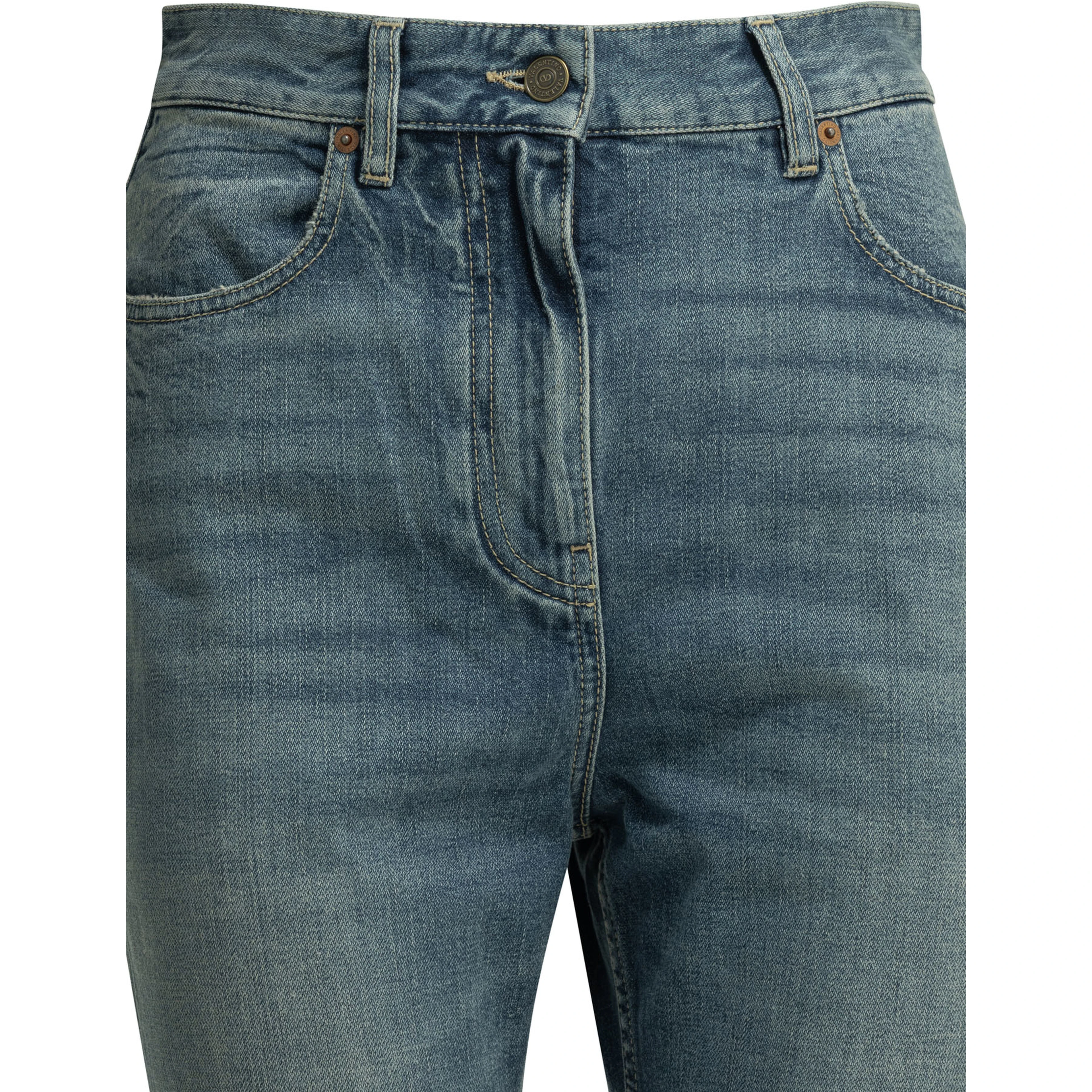 Straight-leg jeans