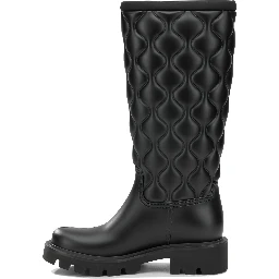 "Kickstream Quilt" Rain Boots