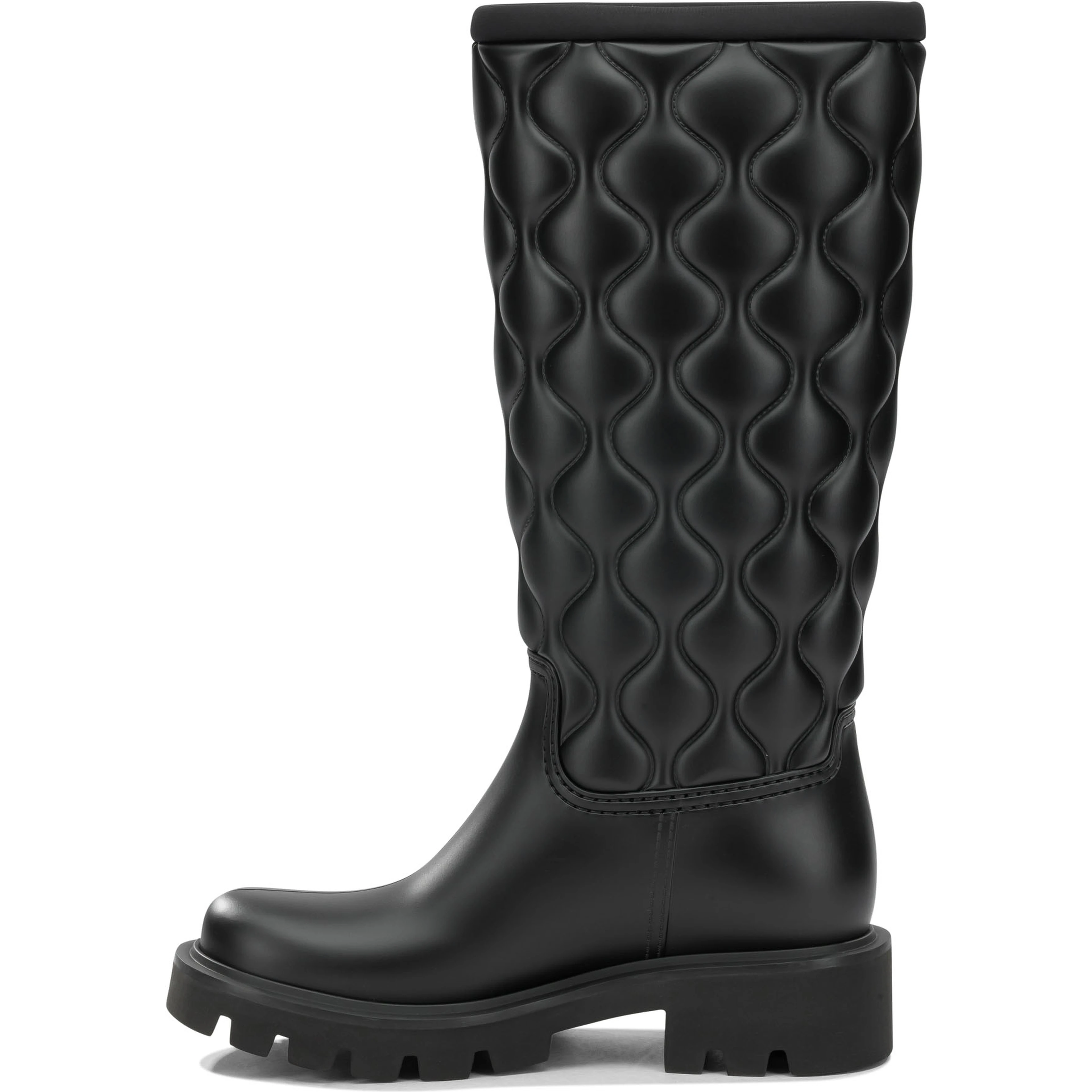 "Kickstream Quilt" Rain Boots