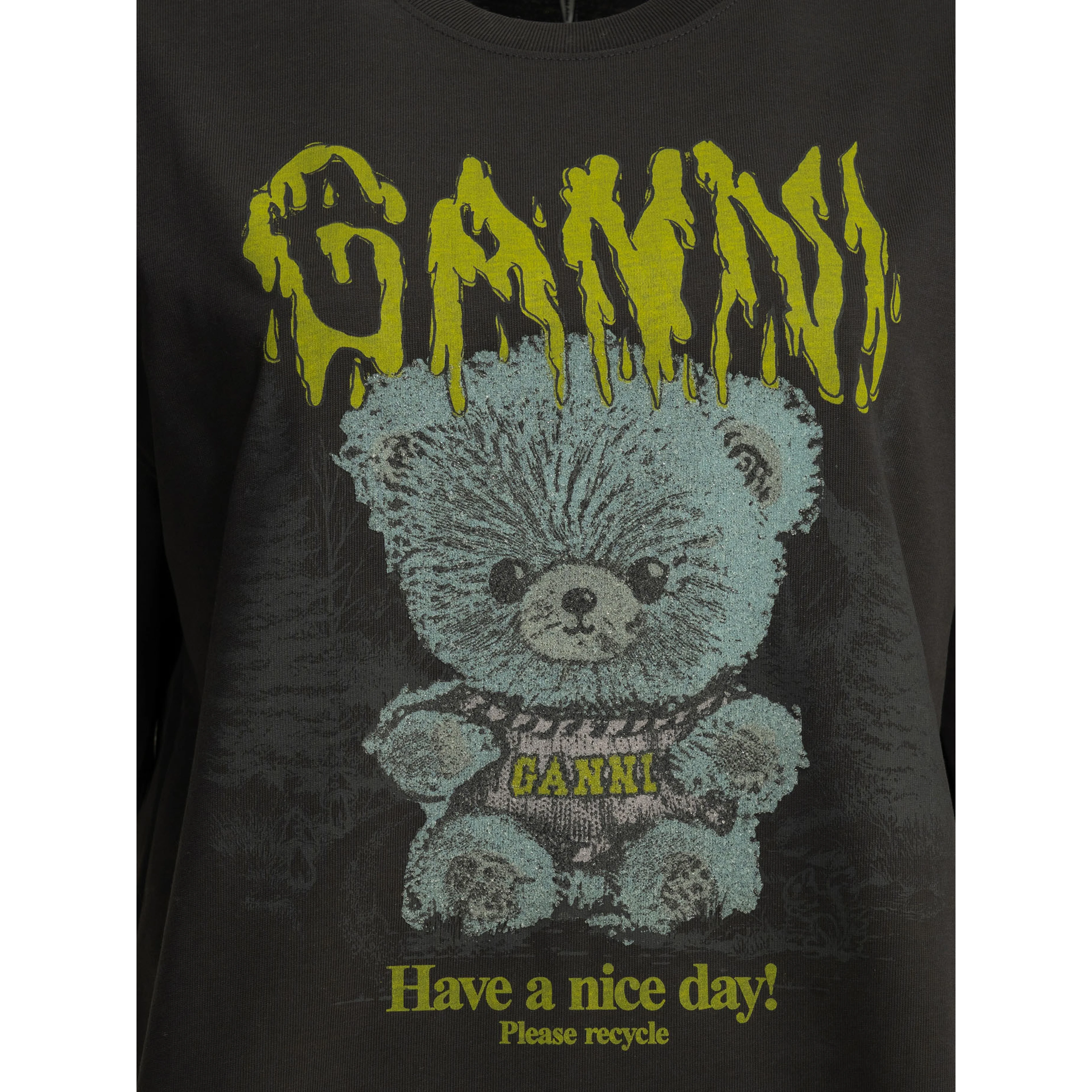 "Forest Teddy" Crew-Neck T-Shirt