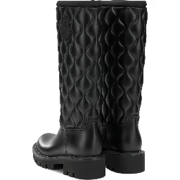 "Kickstream Quilt" Rain Boots