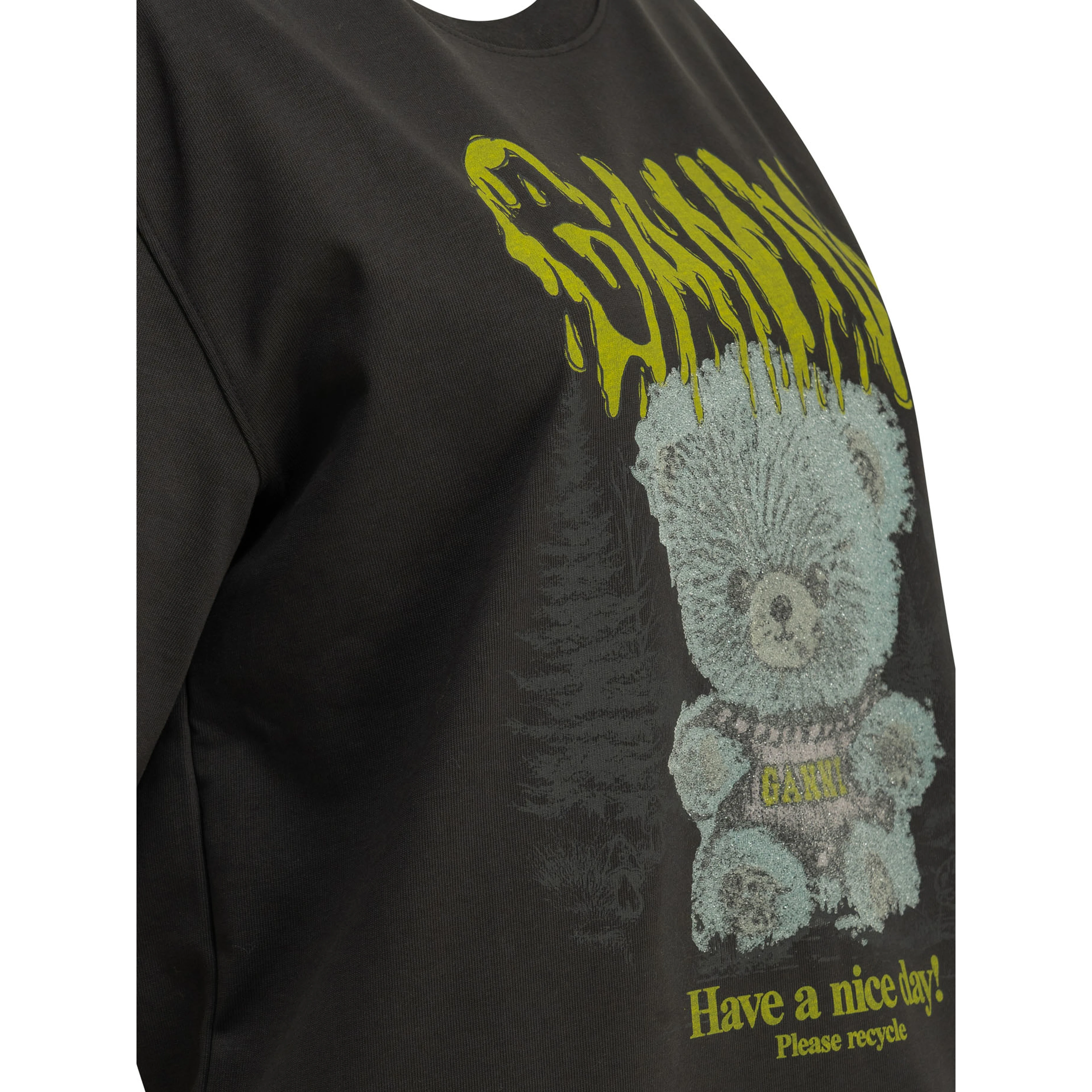 "Forest Teddy" Crew-Neck T-Shirt