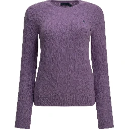 Crew-neck sweater with logo