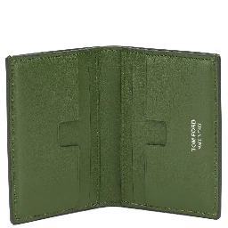 Foldable crocodile-print cardholder