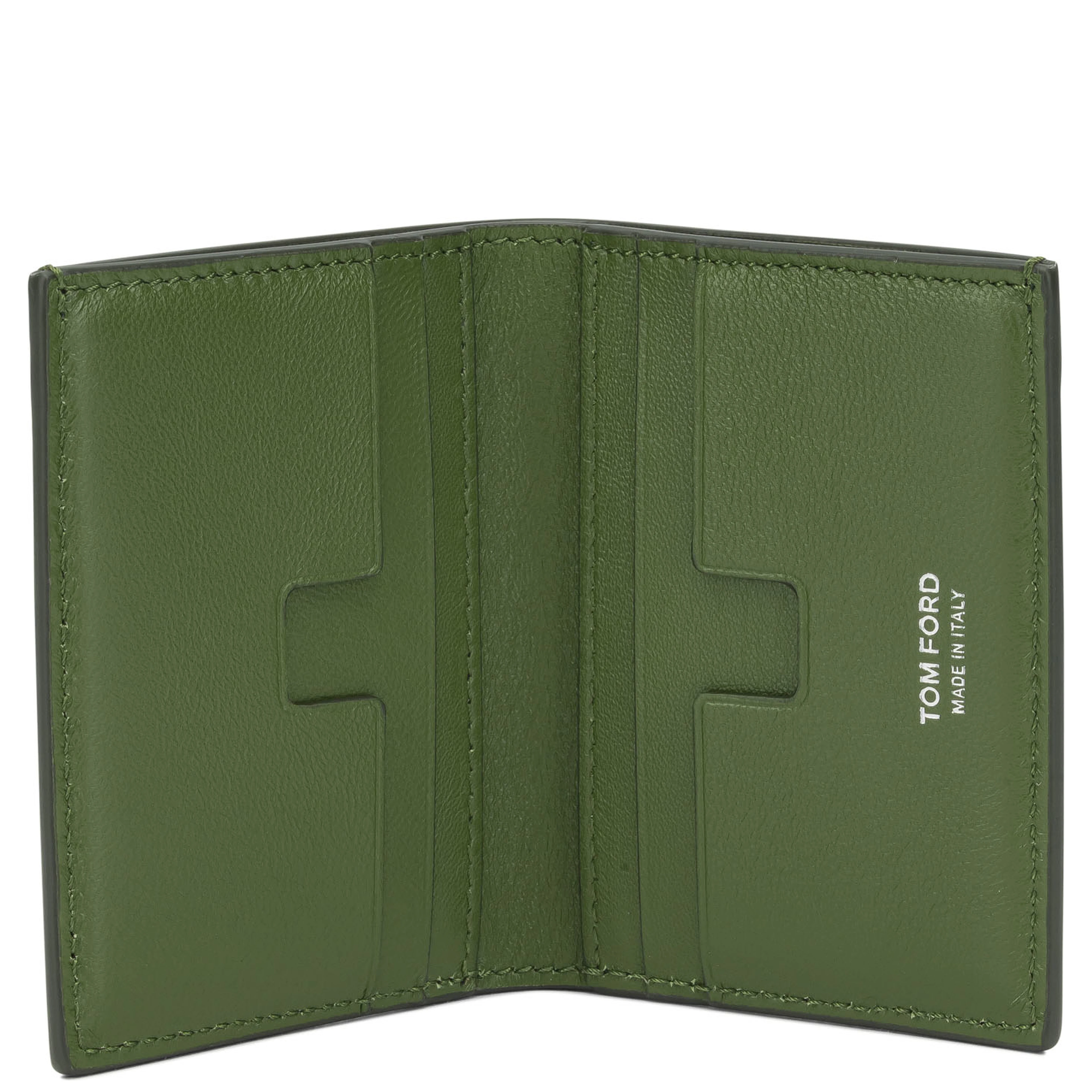 Foldable crocodile-print cardholder
