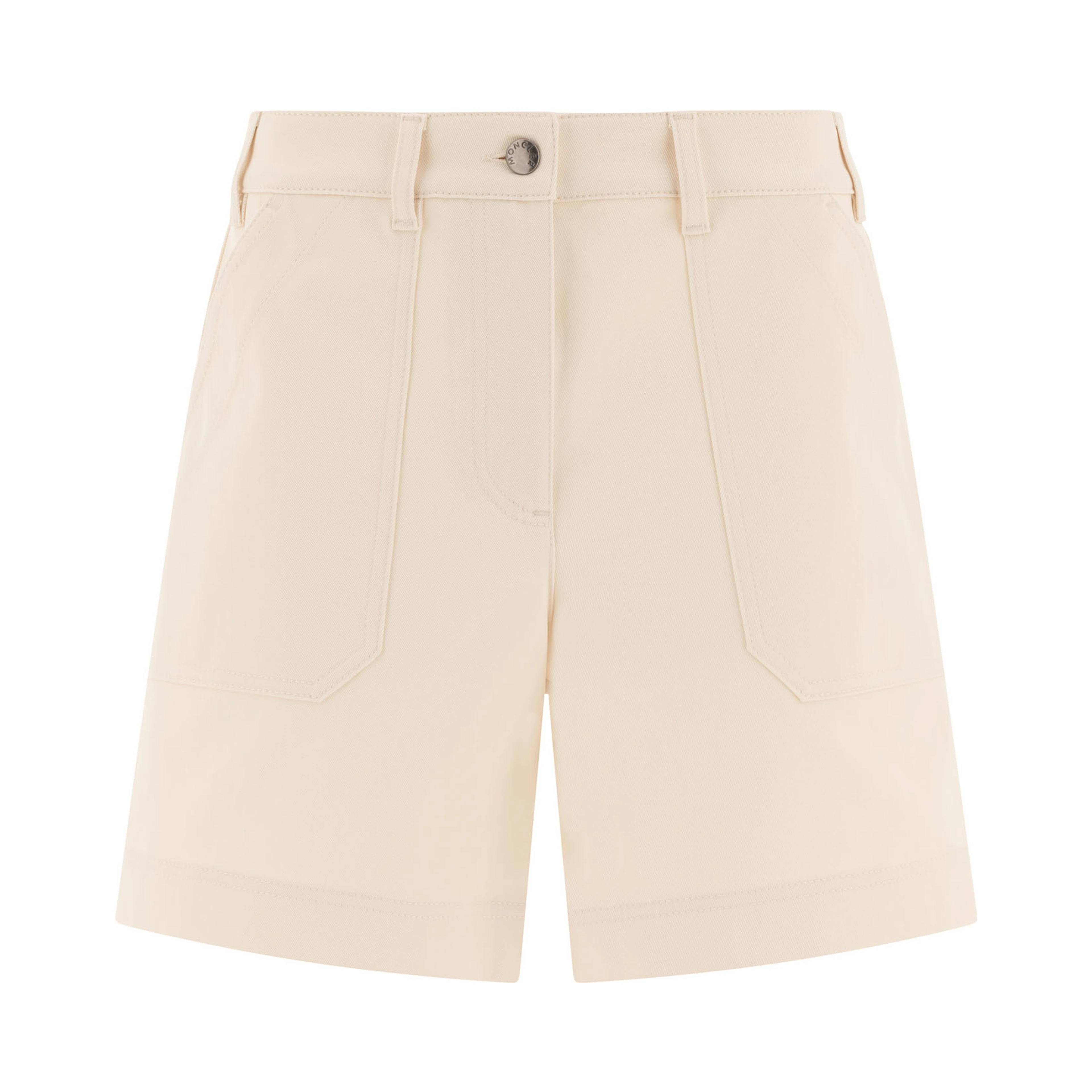 Cotton gabardine shorts