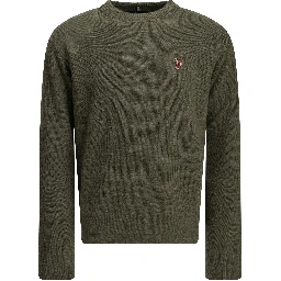 Crew-neck sweater with logo