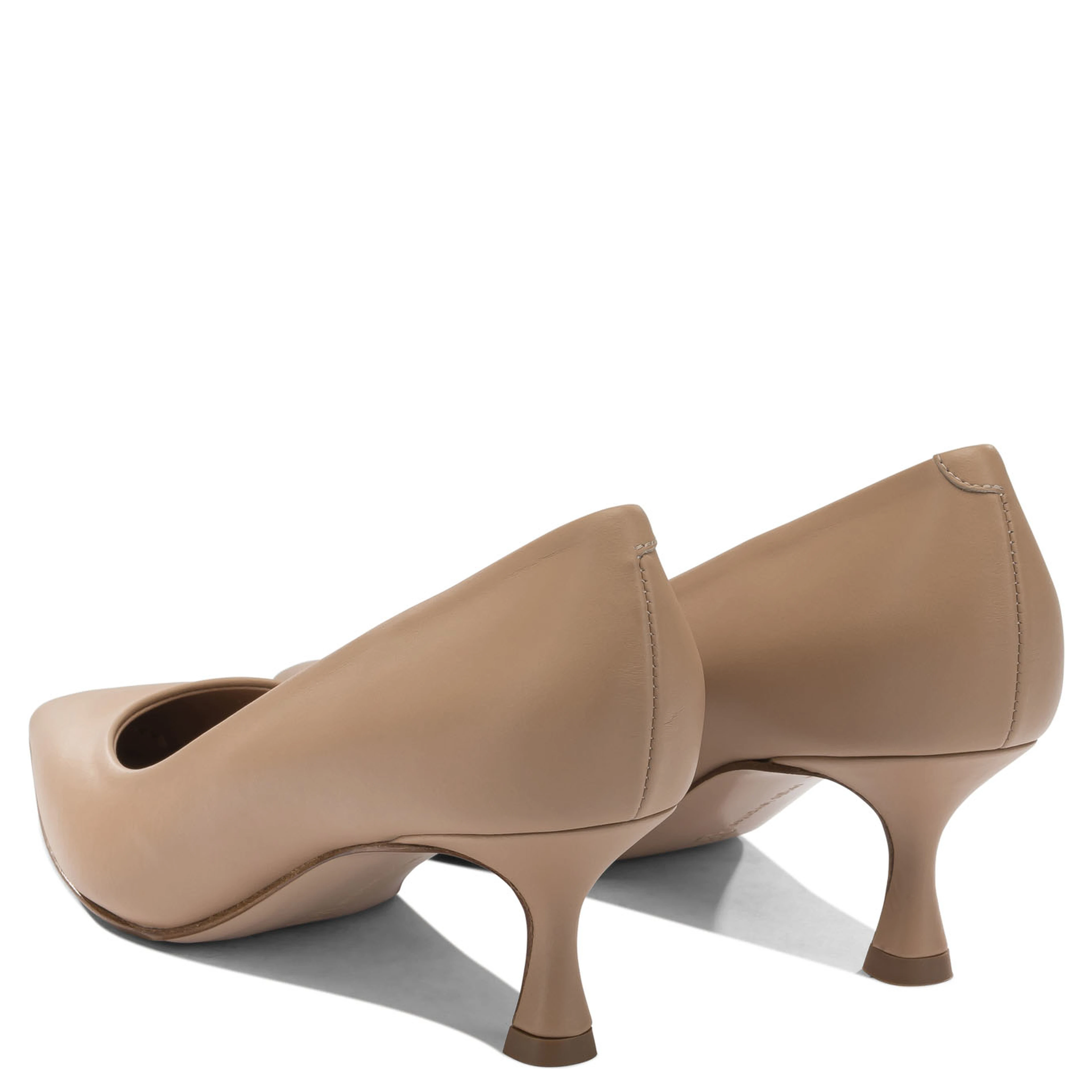 60mm leather pumps