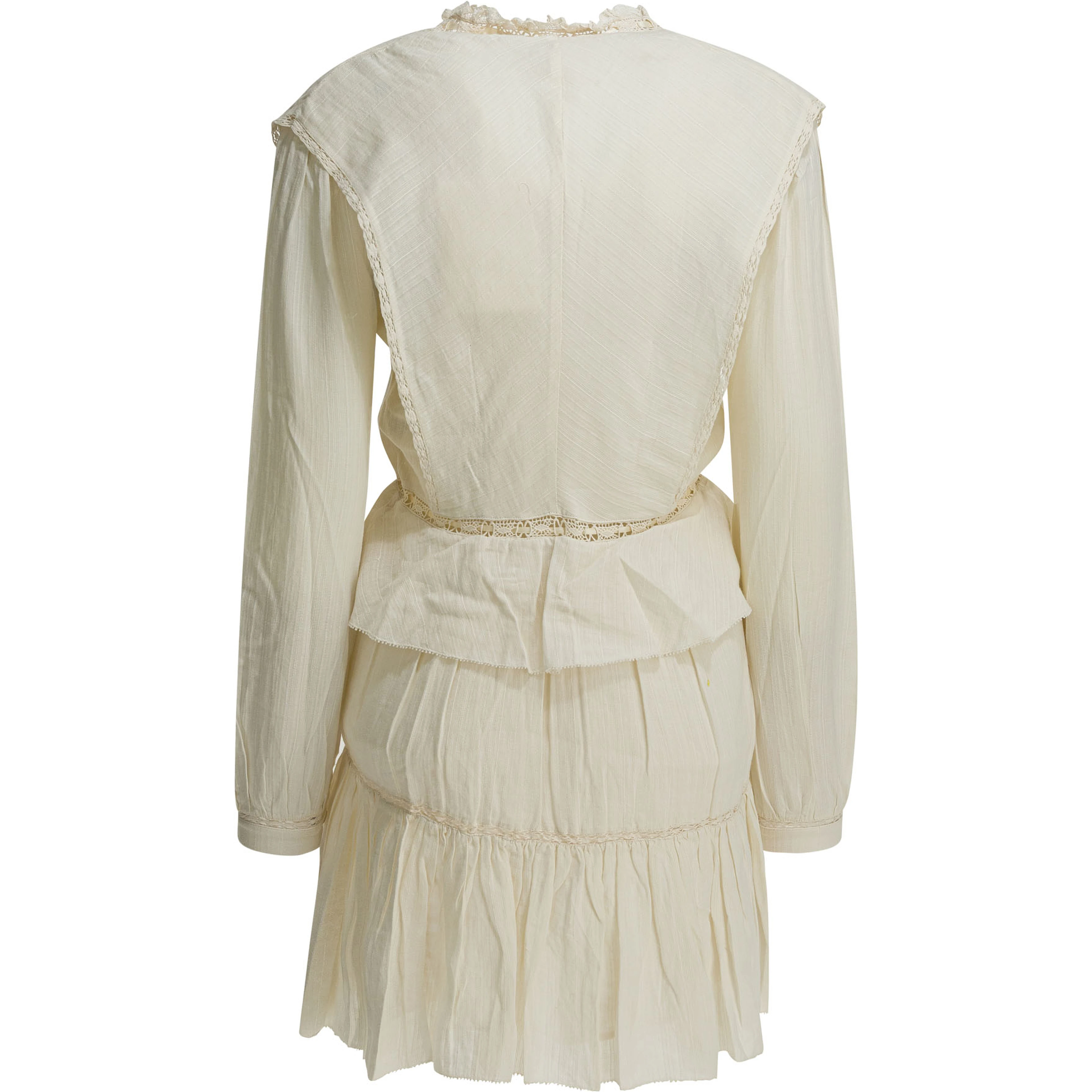"Damya" cotton and linen short dress
