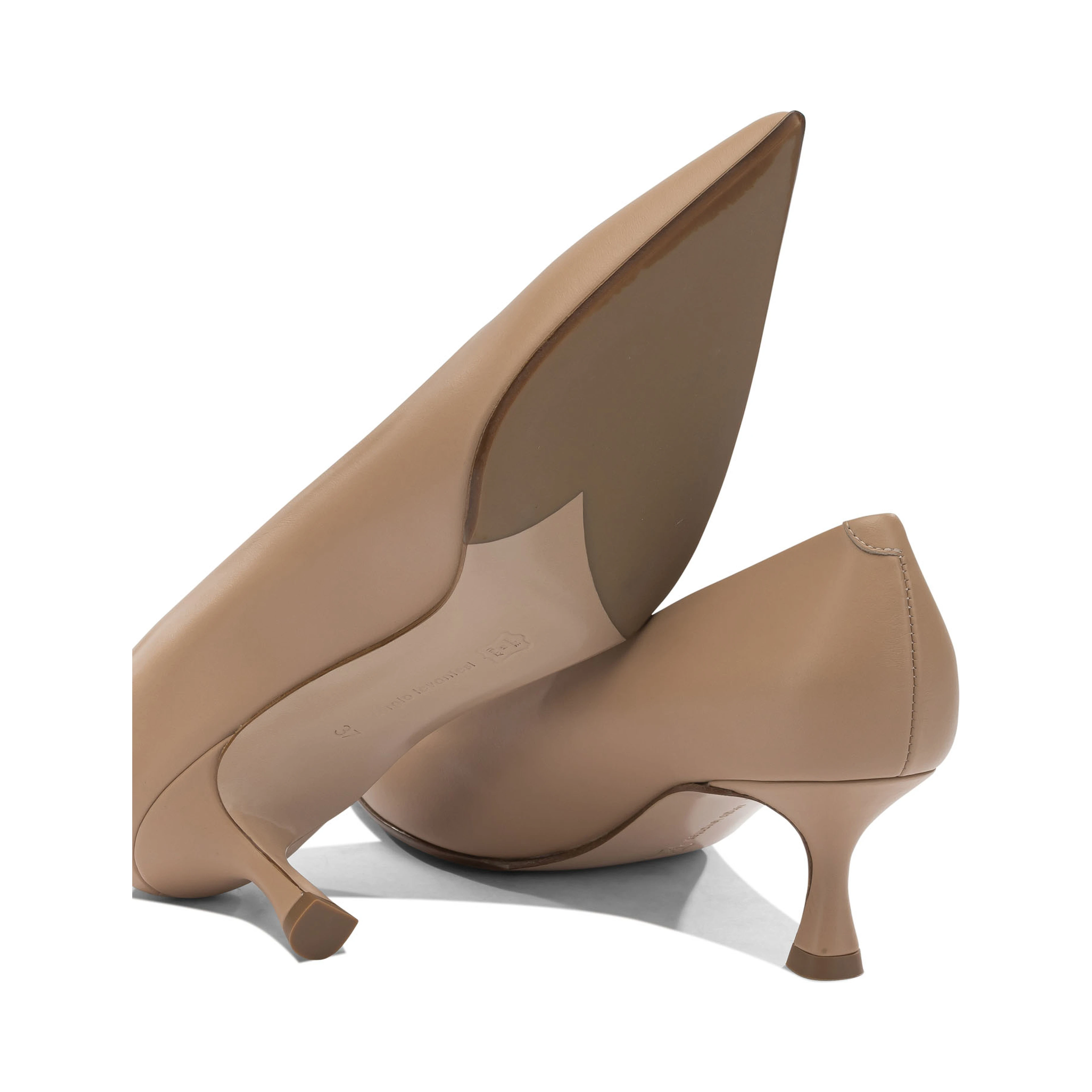 60mm leather pumps