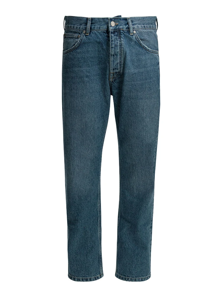 Straight-leg jeans