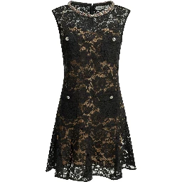 Embroidered short dress