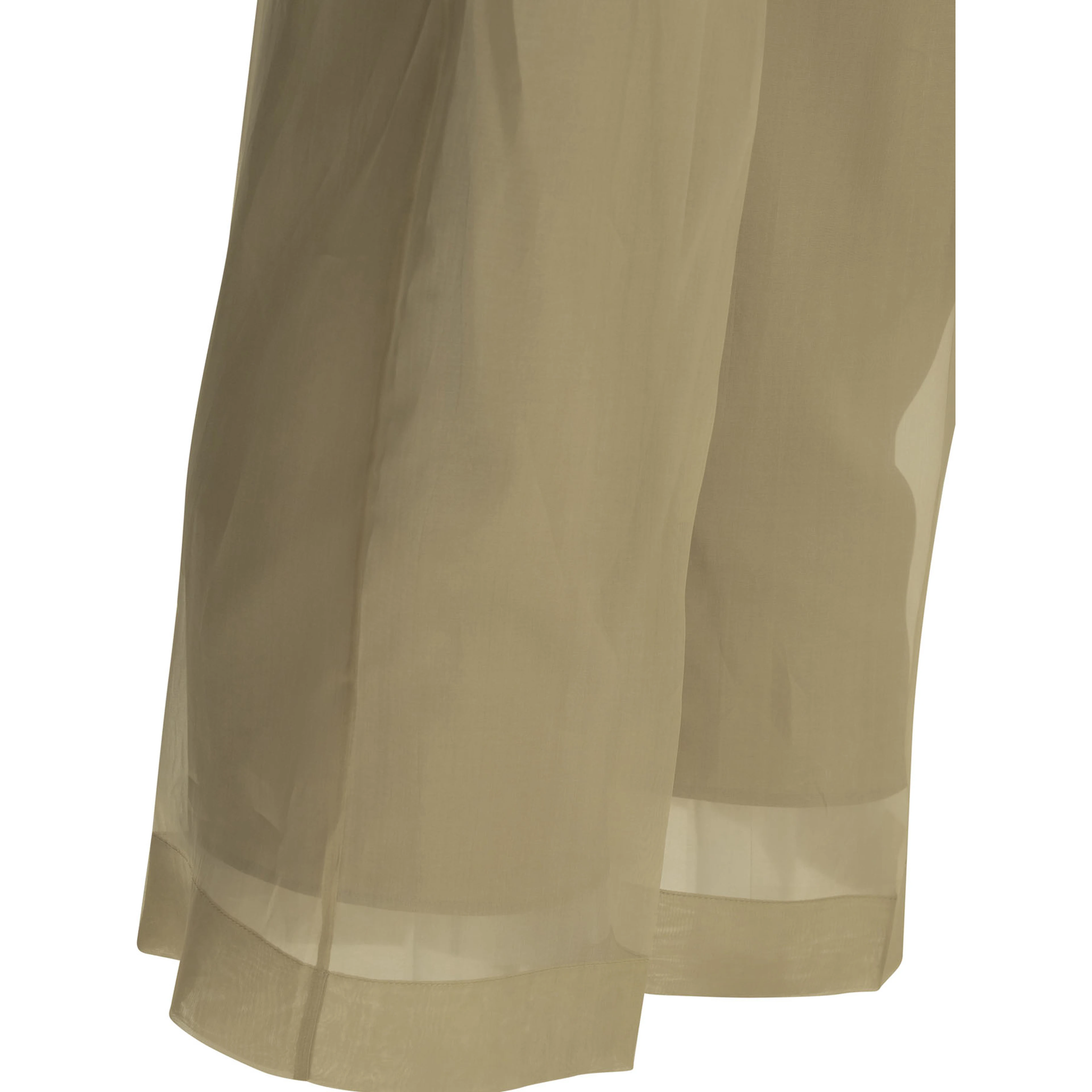 Silk tailored pants