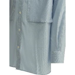 Casual shirt with patch pockets