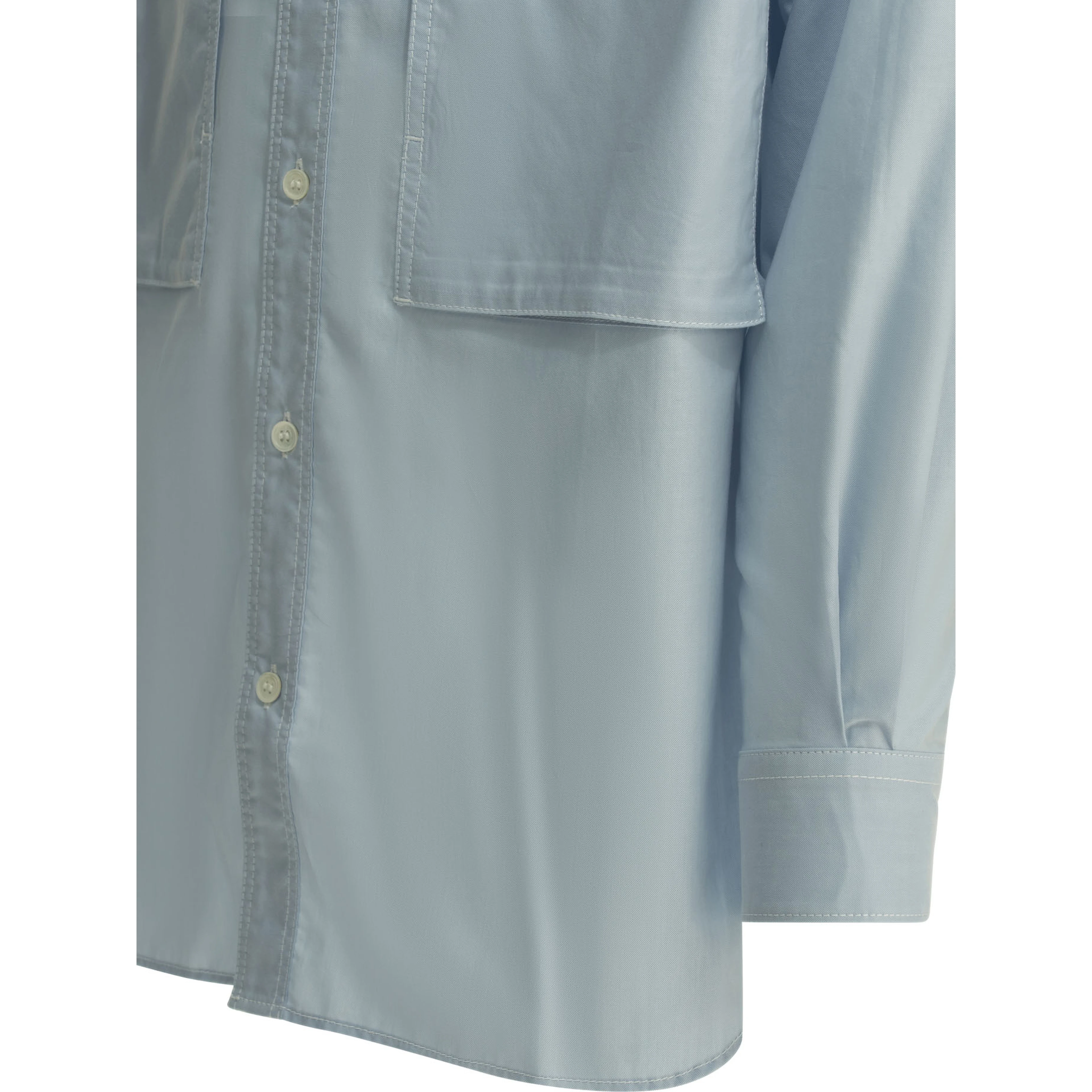 Casual shirt with patch pockets