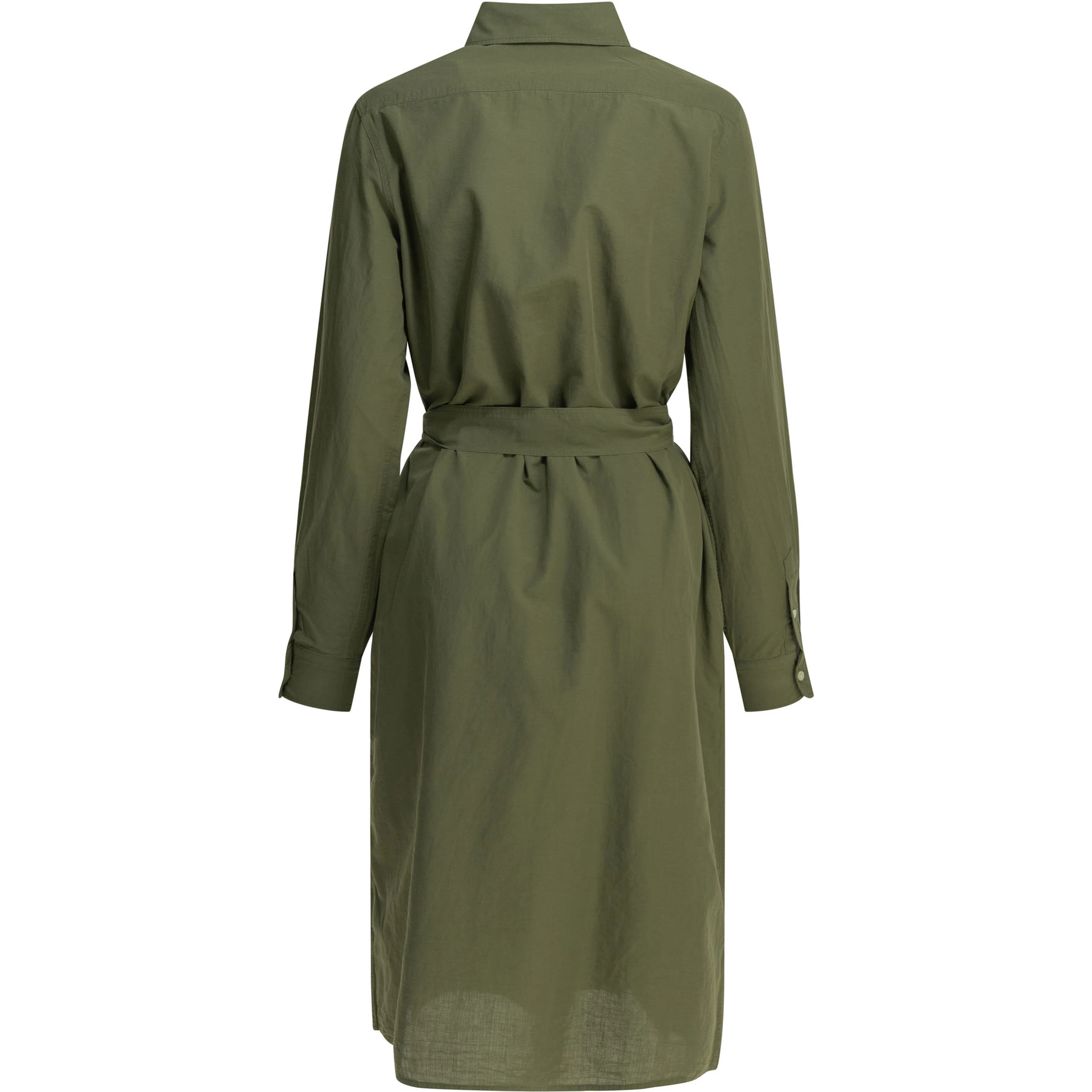 Chemisier midi dress with logo