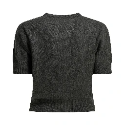 "Golden" crew-neck sweater