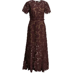 Lace midi dress