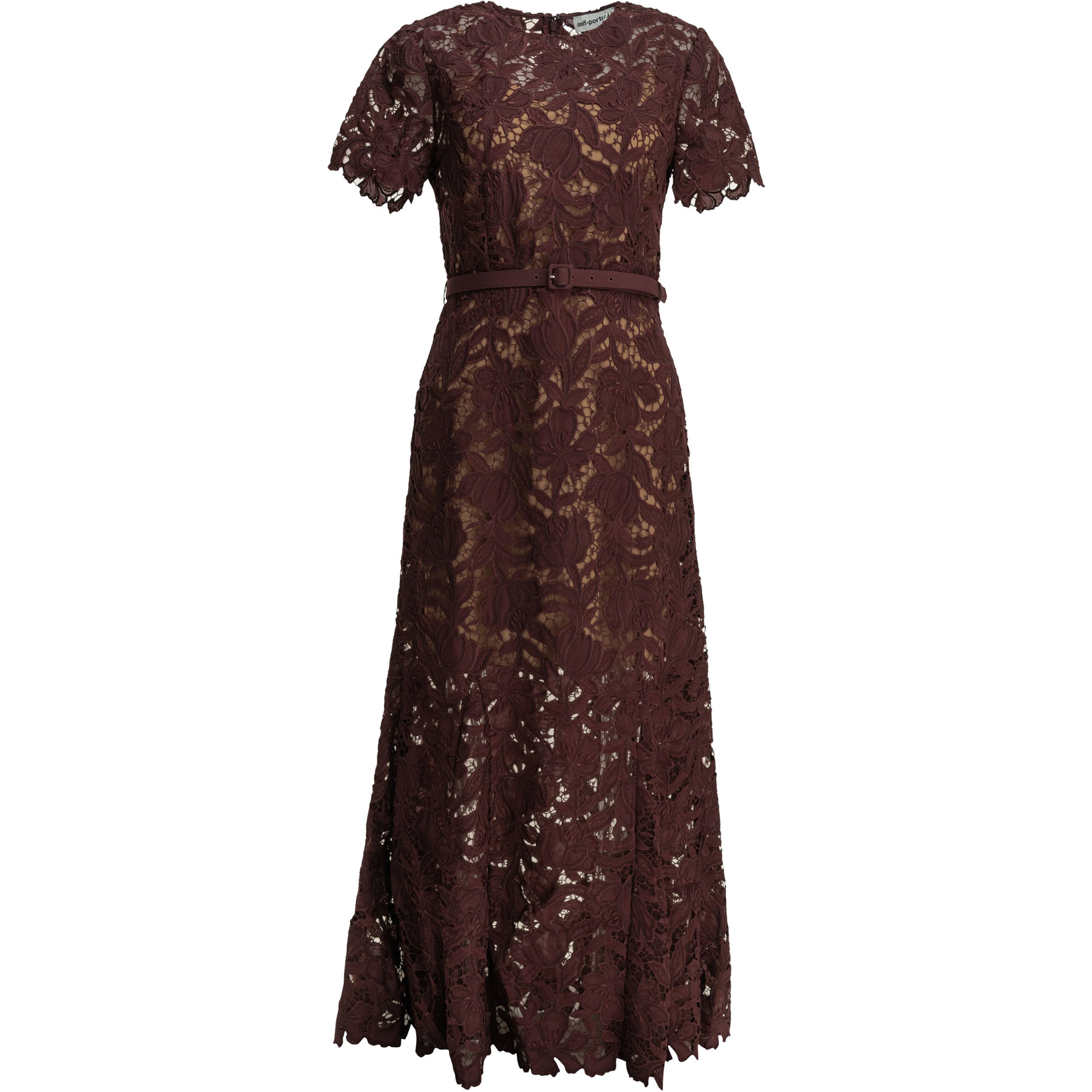 Lace midi dress