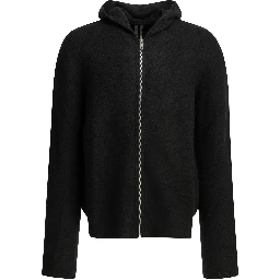 Zipper and hooded sweater