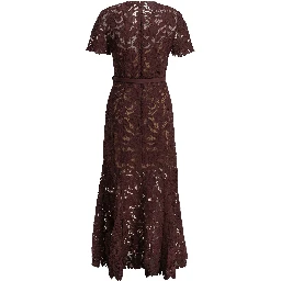 Lace midi dress