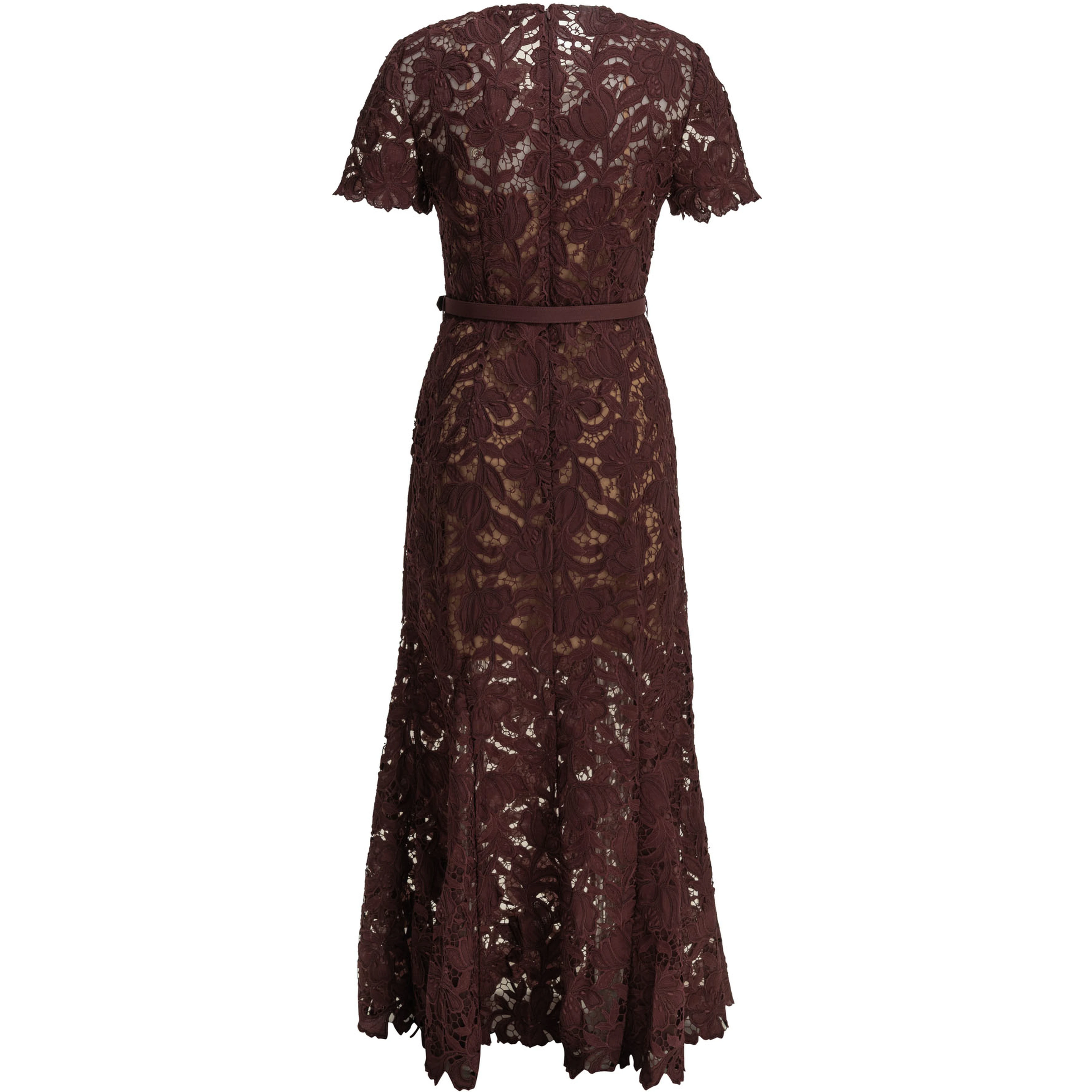 Lace midi dress