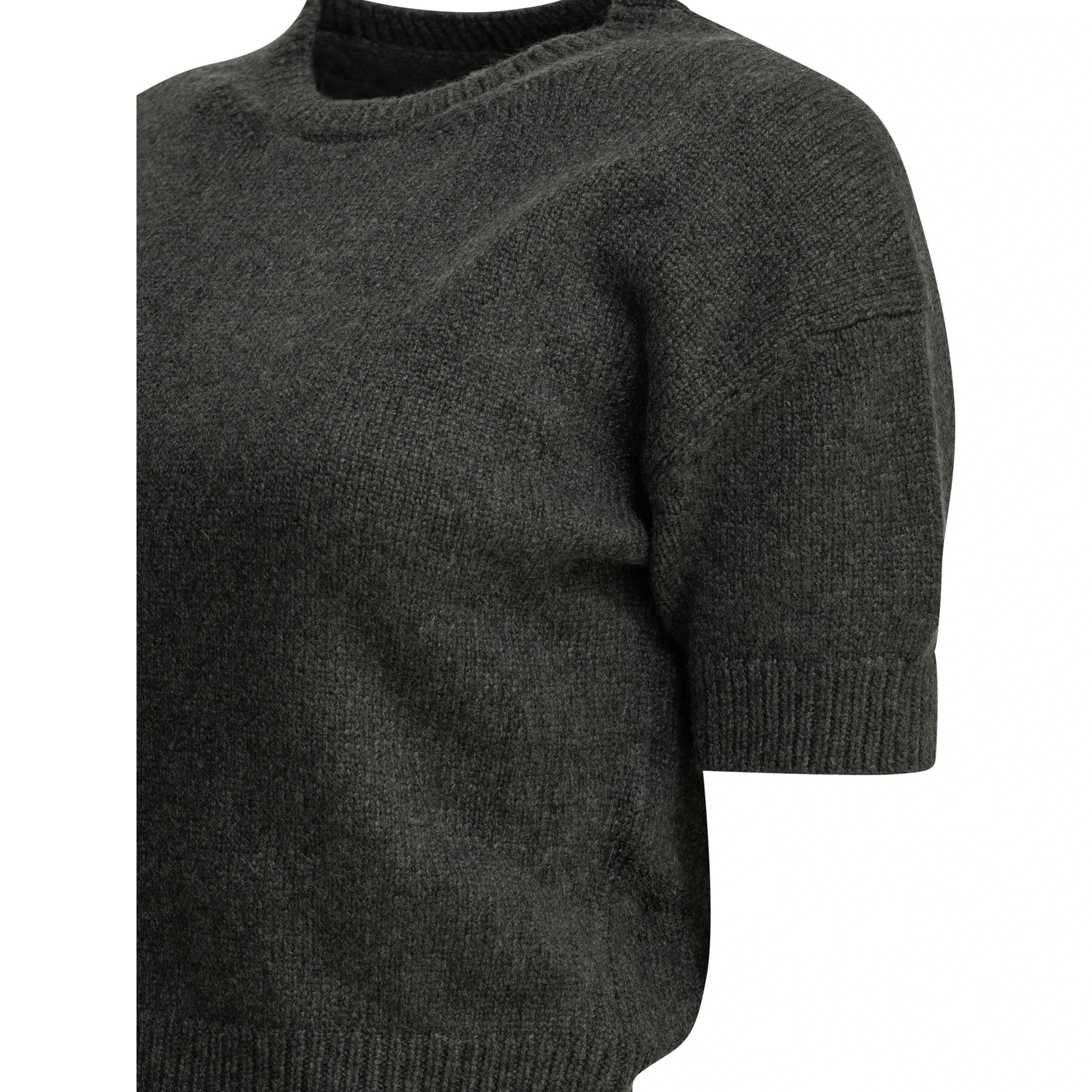 "Golden" crew-neck sweater