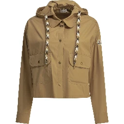 Overshirt Jacket with Logo